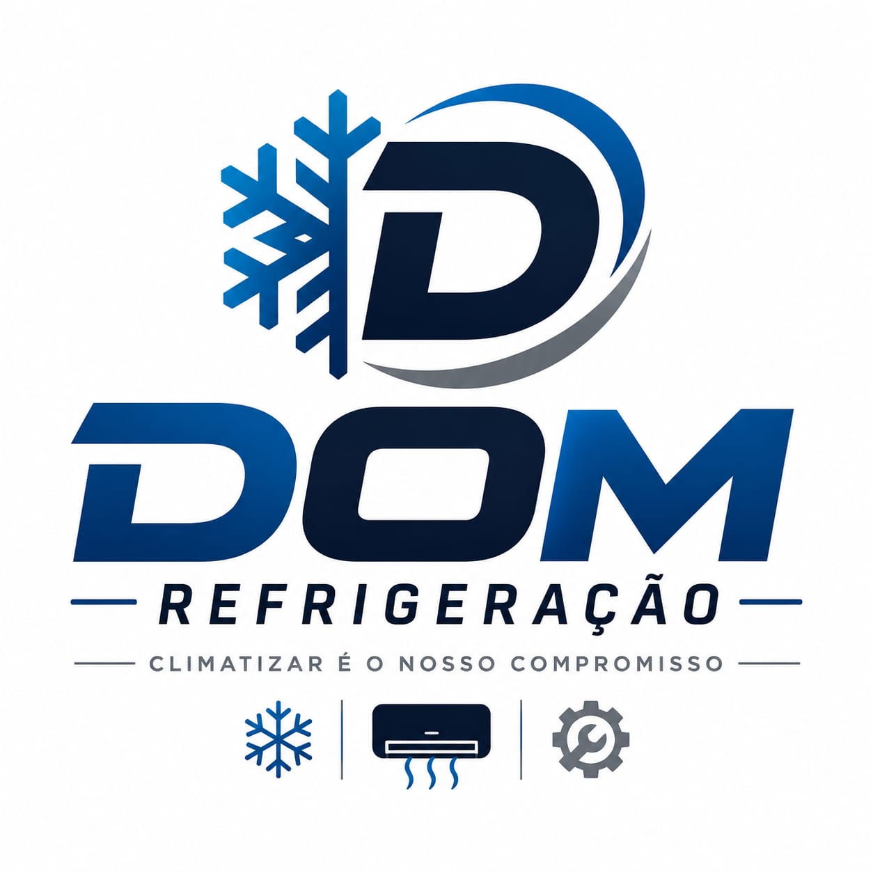 Logo Dom Refrigeração — cliente Vision SST